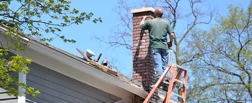 Vinyl and PVC Chimney Flashing Installation in Columbia, TN